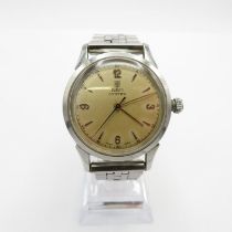 Tudor Oyster by Rolex ref 4540 gents vintage wrist watch handwind/17 jewels. Working Tudor signed