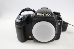 Pentax K10 DSLR DIGITAL CAMERA Body Only w/ Strap WORKING // Pentax K10 DSLR DIGITAL CAMERA Body