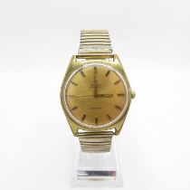 Omega Geneve Gents vintage gold plated wristwatch. Automatic. Working. Omega Cal 552 24 jewel auto