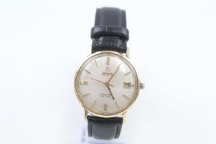 OMEGA SEAMASTER DE VILLE Gents Vintage Gold Tone WRISTWATCH Automatic WORKING // OMEGA SEAMASTER