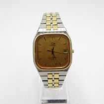 Omega Seamaster gent's vintage two tone quartz wristwatch - Requires Service/Repair - Original Omega