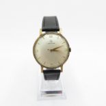 Certina 9ct gold Gent's Vintage wristwatch handwind working Certina 25-35 17 jewel manual wind