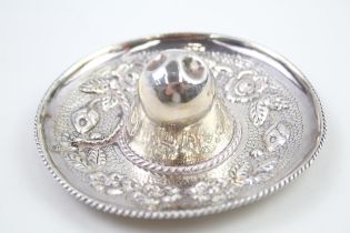 Vintage Stamped .925 Mexico Silver Novelty Sombrero Hat Ornament (39g) // Diameter - 11cm In vintage