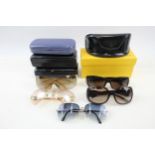 5 x Designer Sunglasses Assorted Inc Chloe, Fendi, Cases, Etc // Items are in previously owned