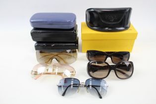 5 x Designer Sunglasses Assorted Inc Chloe, Fendi, Cases, Etc // Items are in previously owned