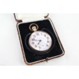 THOS. RUSSELL & SON Gents Rolled Gold Open Face Pocket Watch Hand-wind WORKING // THOS. RUSSELL &