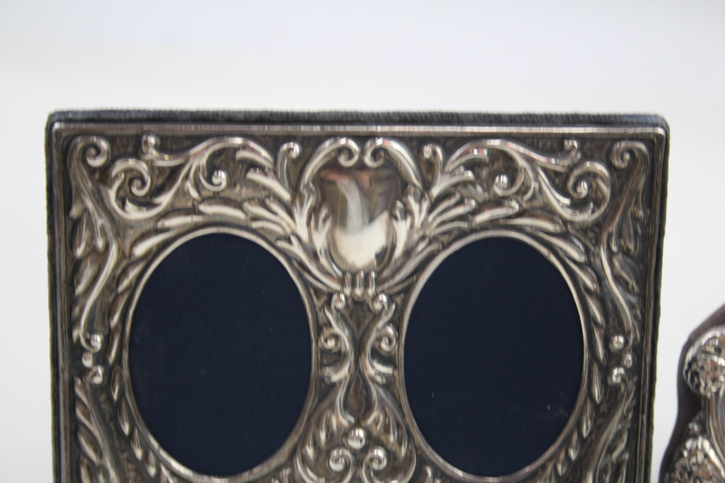 5 x Vintage Hallmarked .925 Sterling Silver Photograph Frames (323g) // In vintage condition Signs - Image 2 of 7