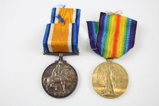 WW1 Medal Pair Named 33692 Pte J.Craig H.L.I // WW1 Medal Pair Named 33692 Pte J.Craig H.L.I In