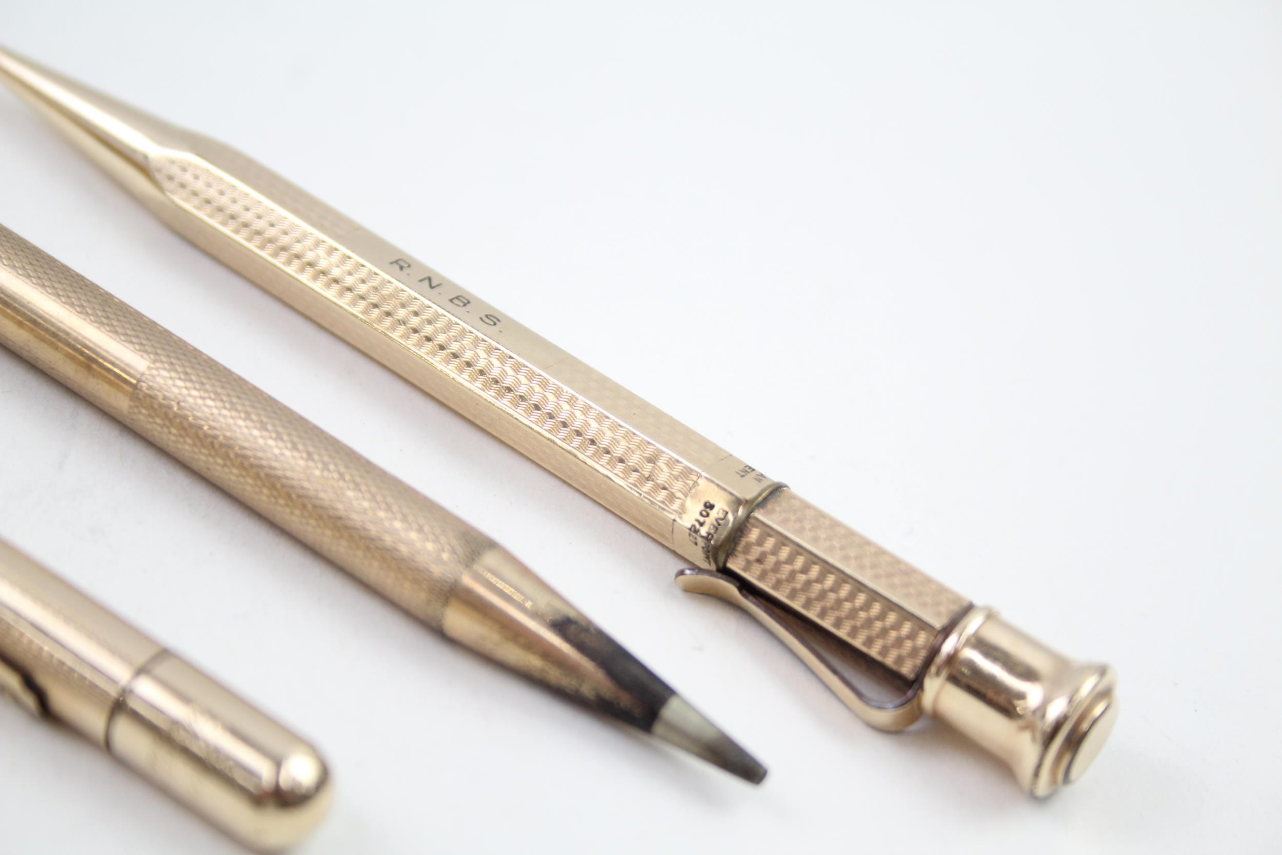 6 x Vintage Rolled Gold Propelling Pencils Inc Mabie Todd Fyne Point, Everpoint // UNTESTED In - Image 7 of 7