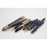 19 x Antique / Vintage PENCILS Inc Propelling, Conway Stewart, Parker, Royal Etc // UNTESTED In