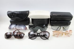 6 x Designer Sunglasses Assorted Inc Versace, Prada, Cases, Etc // Items are in previously owned