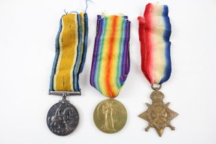 WW1 1914-15 Star Trio Named 16272 Pte. D Thomas Gloucester Regt // WW1 1914-15 Star Trio Named 16272