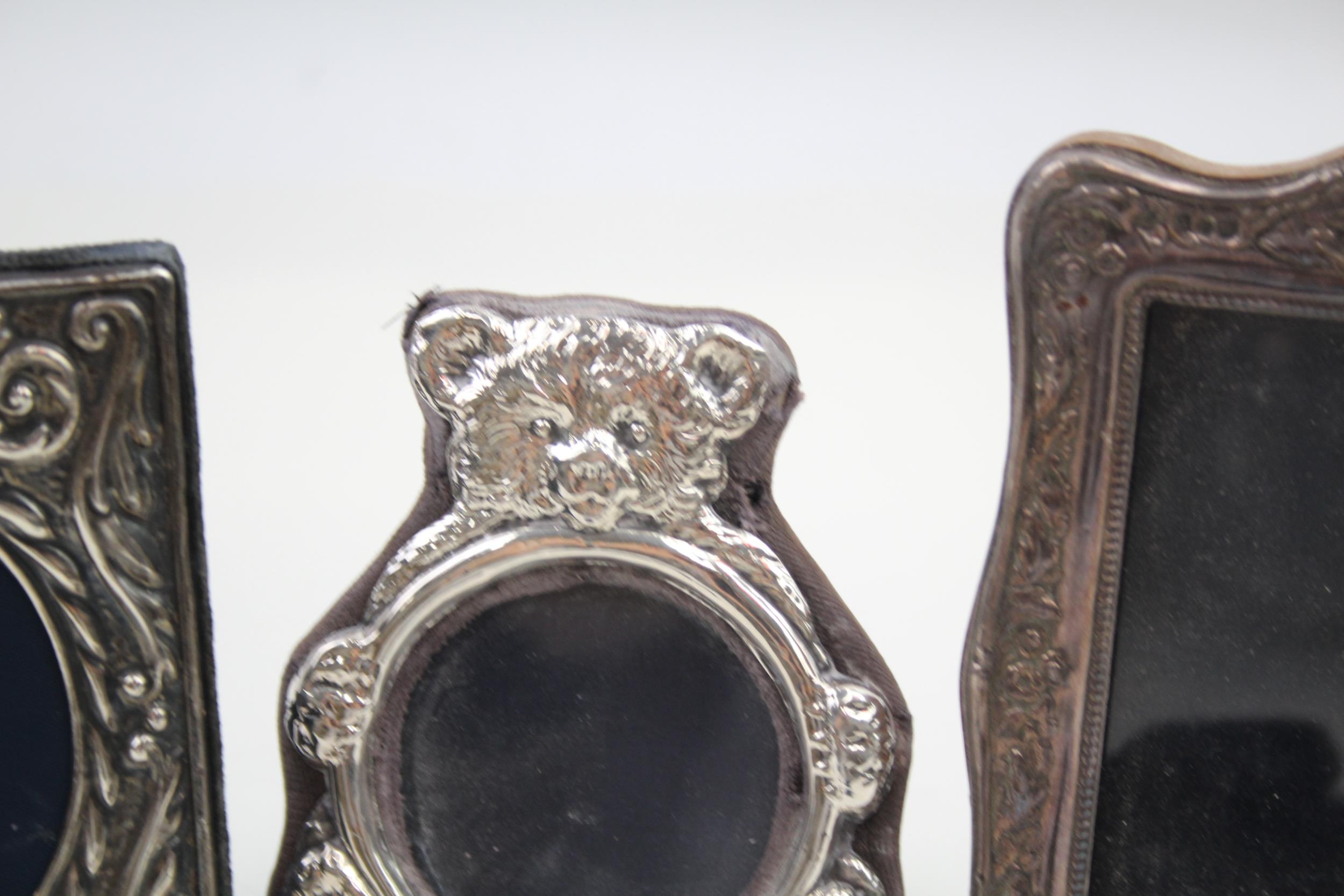 5 x Vintage Hallmarked .925 Sterling Silver Photograph Frames (323g) // In vintage condition Signs - Image 7 of 7