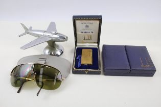 Dunhill Job Lot Inc. 50s Airplane Lighter Sunglasses Playing Cards & Dunhill 70 // Dunhill Job Lot