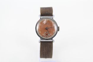 MEDANA Gents Vintage Military Style WRISTWATCH Hand-wind WORKING // MEDANA Gents Vintage Military