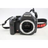 Pentax K-X DSLR DIGITAL CAMERA Body Only w/ Strap WORKING // Pentax K-X DSLR DIGITAL CAMERA Body