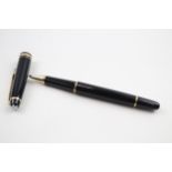 MONTBLANC Meisterstuck Black Fineliner Pen w/ Gold Plate Banding - GB242806 // UNTESTED In