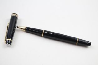 MONTBLANC Meisterstuck Black Fineliner Pen w/ Gold Plate Banding - GB242806 // UNTESTED In