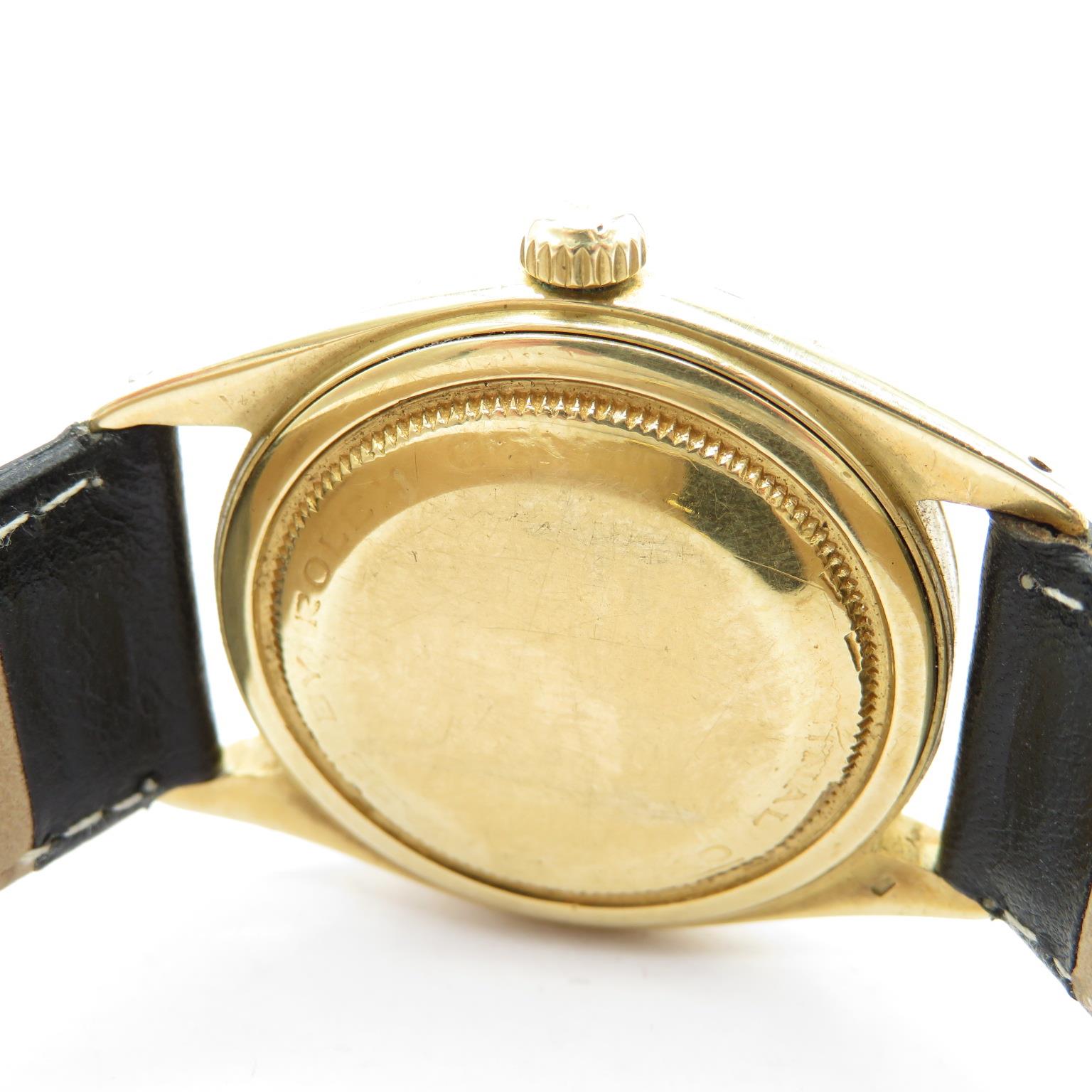 Rare Tudor by Rolex Oyster Prince 18ct gold ref 7965 Gent's vintage 18ct gold watch automatic - Image 8 of 8