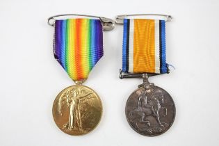 WW1 Medal Pair Named 203671 Pte. J.MC Innes H.L.I // WW1 Medal Pair Named 203671 Pte. J.MC Innes H.