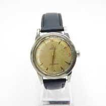 Omega Seamaster early model gent's vintage wristwatch with automatic bumper movement Working Omega