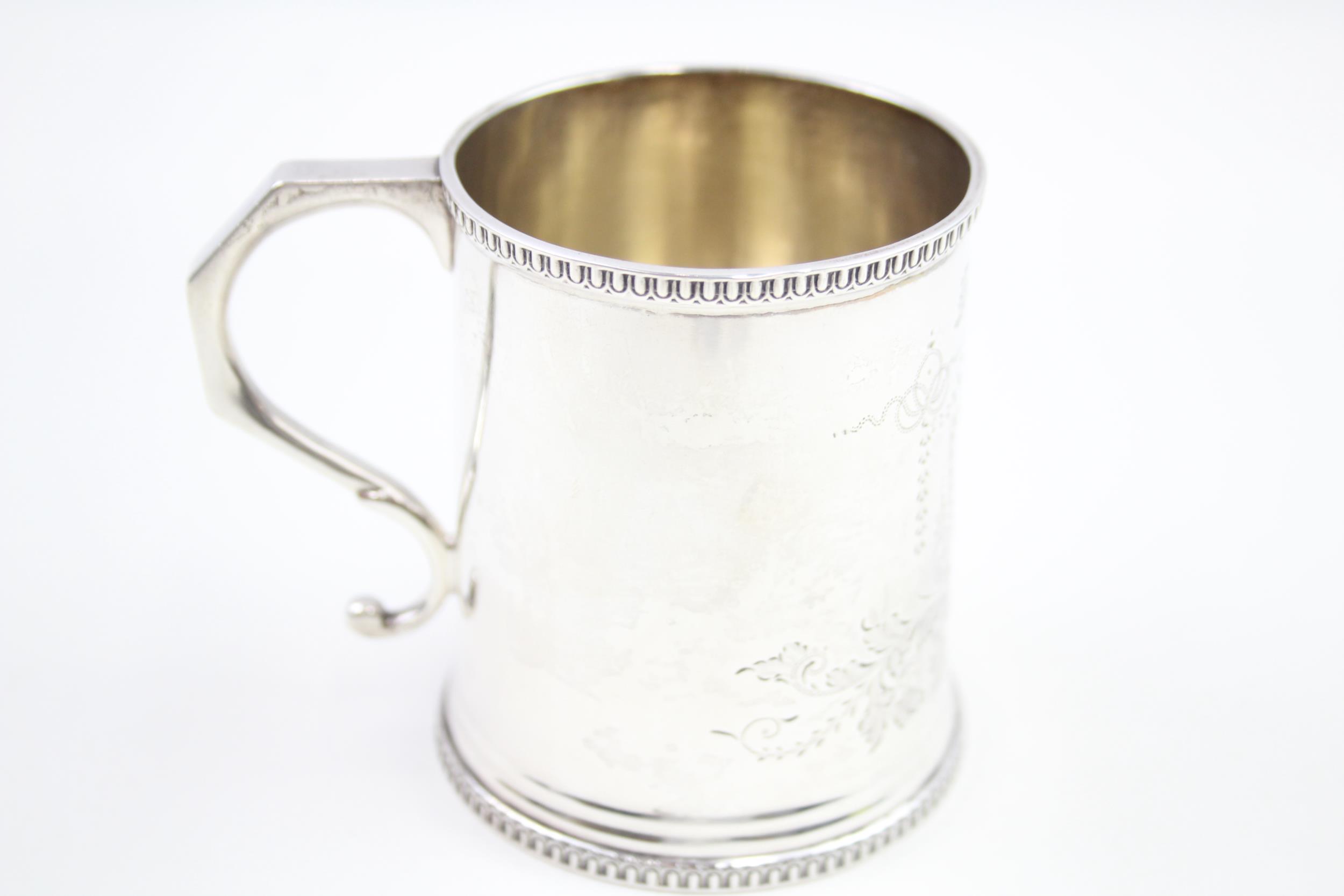 Antique Hallmarked 1912 London Sterling Silver Christening Cup (105g) // w/ Vacant Cartouche Maker - - Image 6 of 6