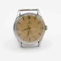 Omega gent's vintage stainless steel wristwatch working Omega cal. 283 17 jewel manual wind movement