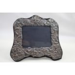 Vintage HM 1989 London Sterling Silver Floral Medium Photograph Frame (384g) // Maker -