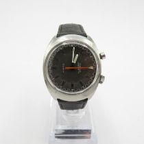 Omega Chrono stop Driver's watch - Rare Gent's Vintage chronograph wristwatch handwind working -