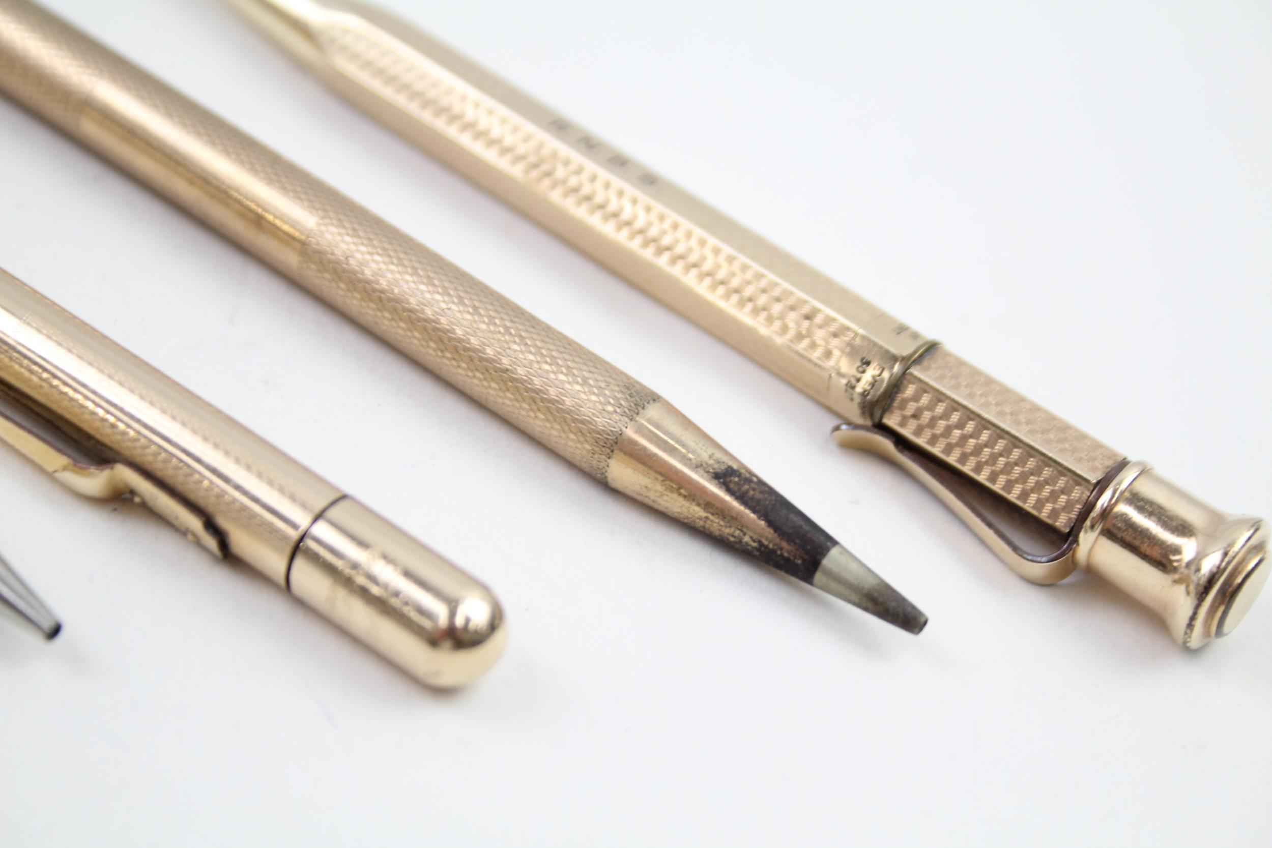 6 x Vintage Rolled Gold Propelling Pencils Inc Mabie Todd Fyne Point, Everpoint // UNTESTED In - Image 6 of 7