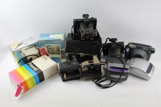 Polaroid / Instant Film Cameras Inc. Cool Cam, Polaroid P & SX70 Job Lot x 10 // Polaroid /