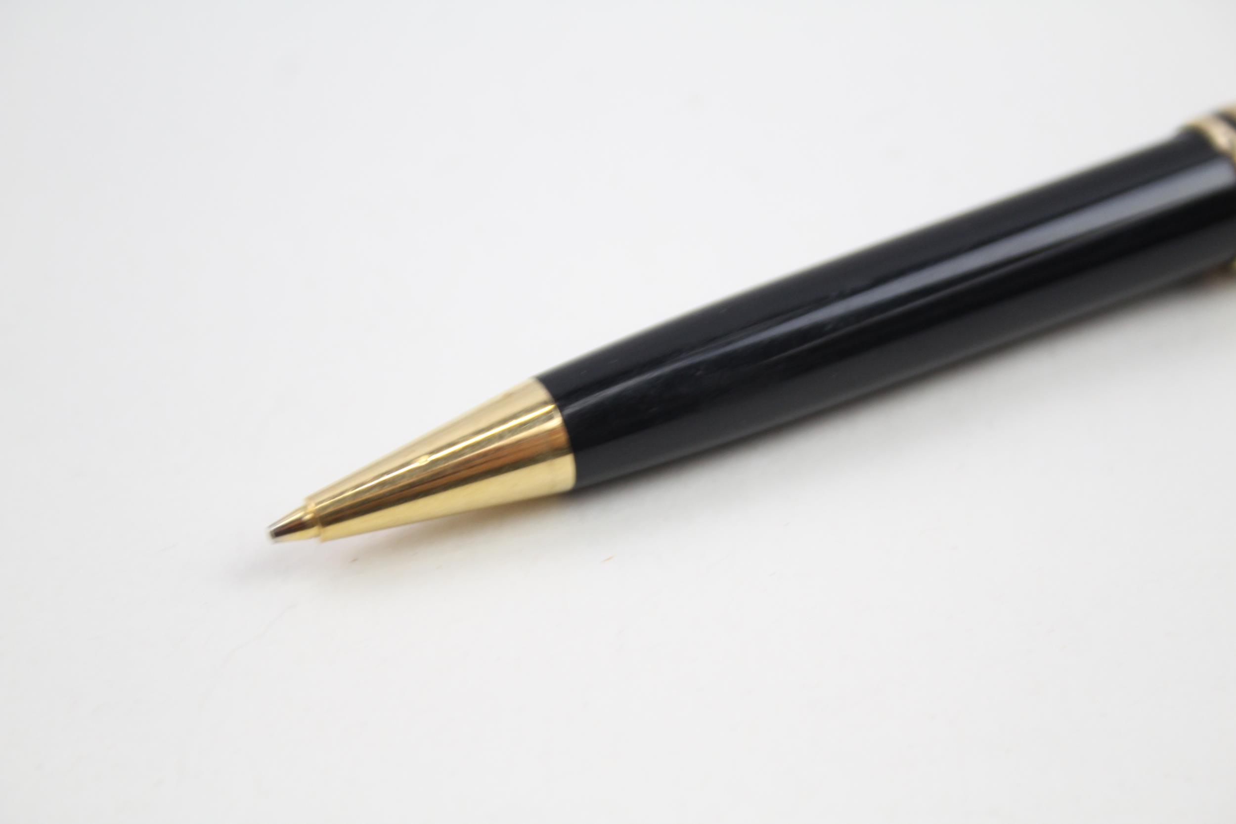MONTBLANC Meisterstuck Black Mechanical Pencil w/ Gold Plate Banding - KB237503 // UNTESTED In - Image 2 of 6