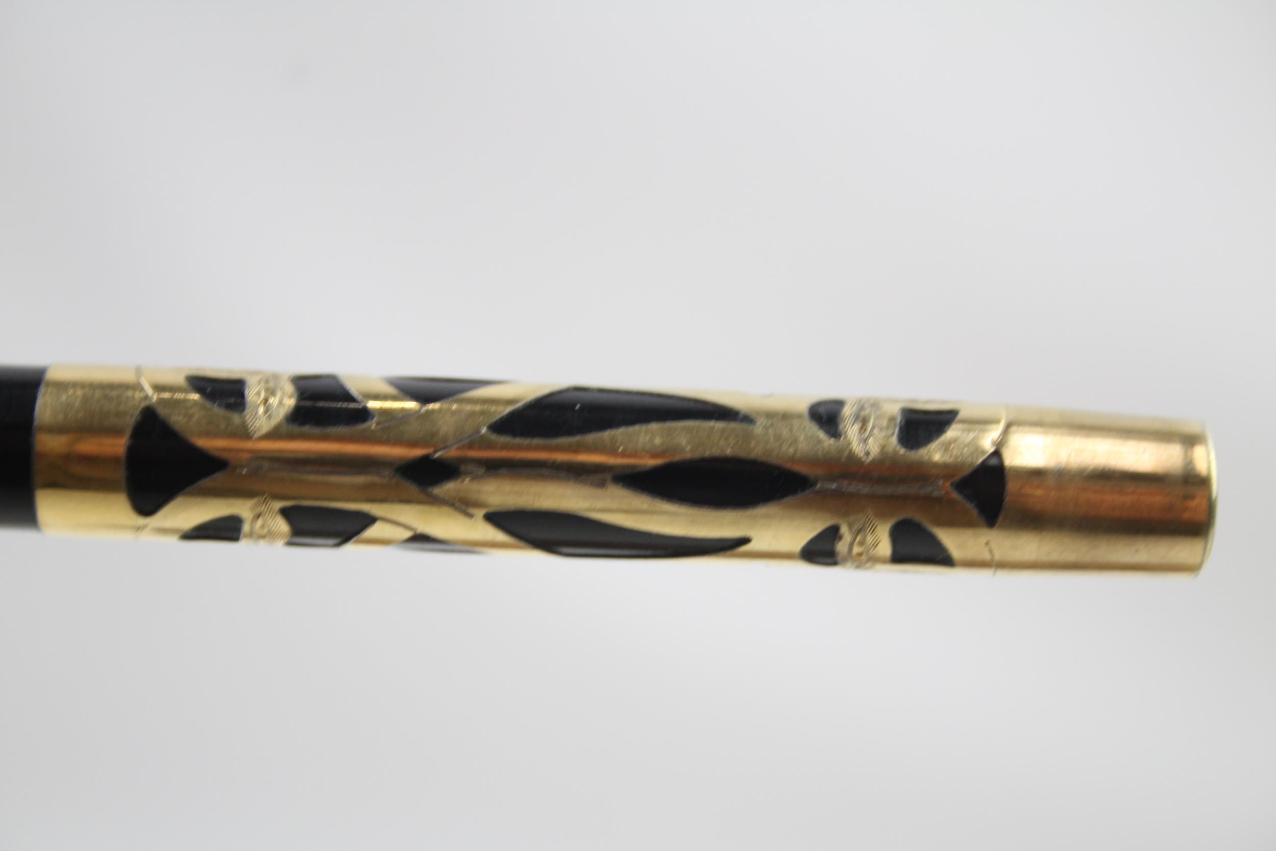 Vintage SHEAFFER .925 Sterling Silver Gilt Filigree Fountain Pen w/ 14ct Nib 17g // w/ 14ct Gold - Image 6 of 8