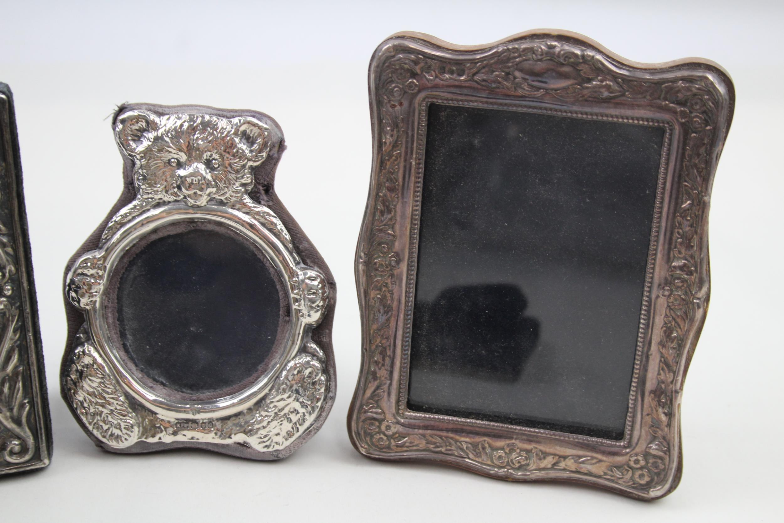 5 x Vintage Hallmarked .925 Sterling Silver Photograph Frames (323g) // In vintage condition Signs - Image 6 of 7