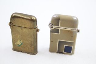 Vintage Thorens Semi-automatic Lighters Inc Lacquer Brit Pat Jan 29 1920 x 2 // Vintage Thorens