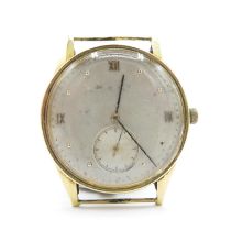 International watch company (IWC) 18ct gold head cent's vintage wristwatch head handwind working IWC