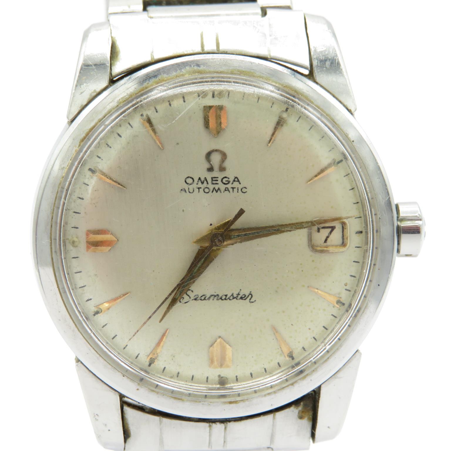 Omega Seamaster Gents vintage stainless stell wristwatch automatic working Omega calibre 503 20 - Image 2 of 9