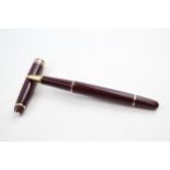 MONTBLANC Meisterstuck Burgundy Cased Rollerball Pen WRITING - DD132029 - WRITING In previously