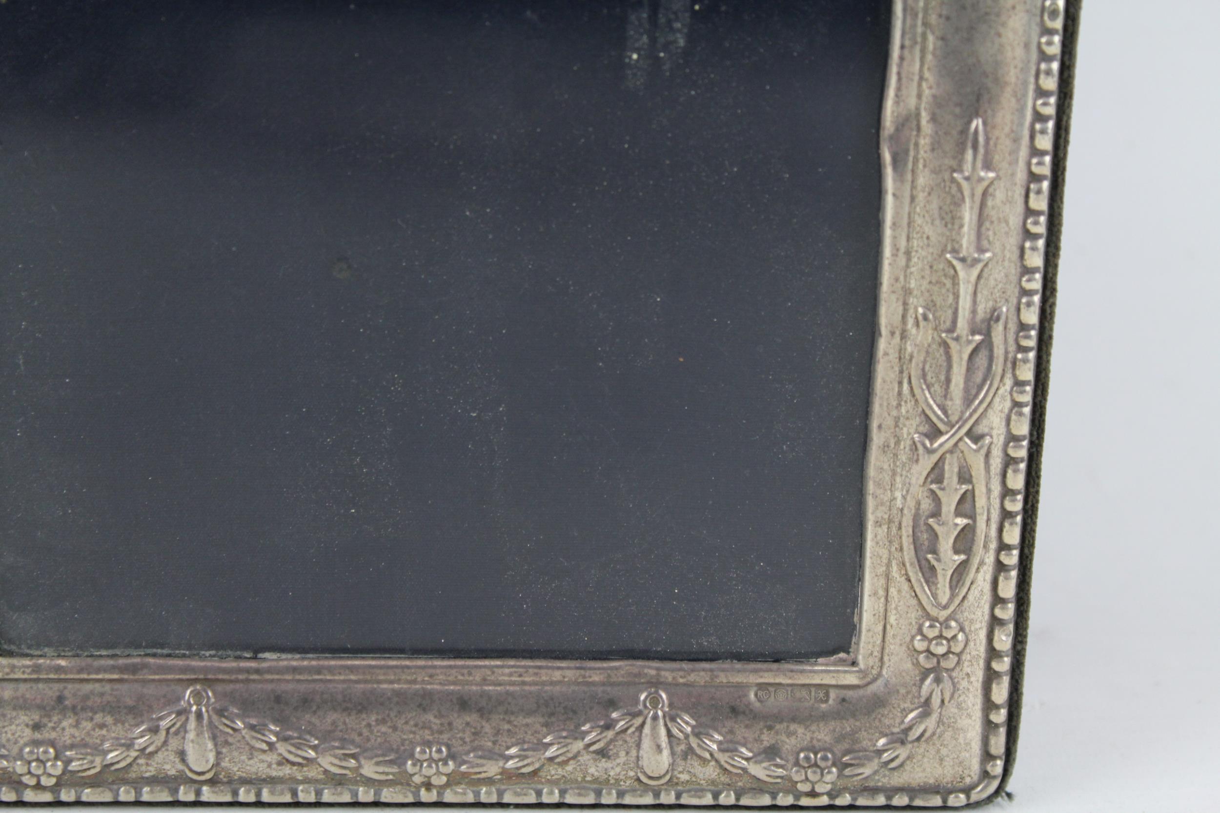 2 x Vintage Hallmarked .925 STERLING SILVER Photograph Frames R Carr (787g) - Maker - R.Carr - Image 6 of 6