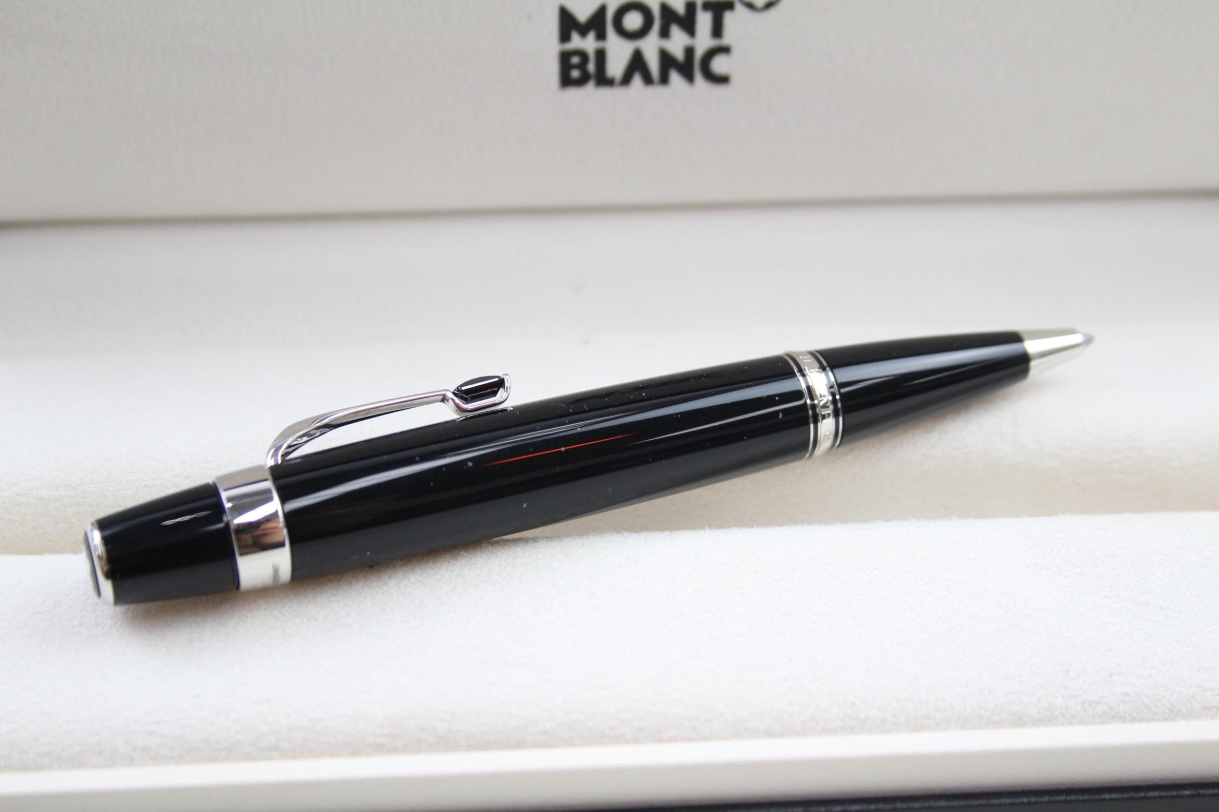 MONTBLANC Boheme Black Ballpoint Pen / Biro WRITING Original Box - w/ Personal Engraving WRITING - Image 4 of 9