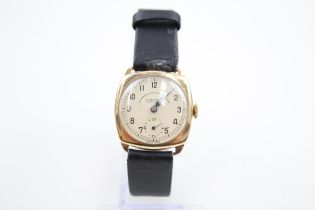 Goldsmith & Silversmith Co. 9ct Gold WRISTWATCH Hand-Wind WORKING - Goldsmith & Silversmith Co.