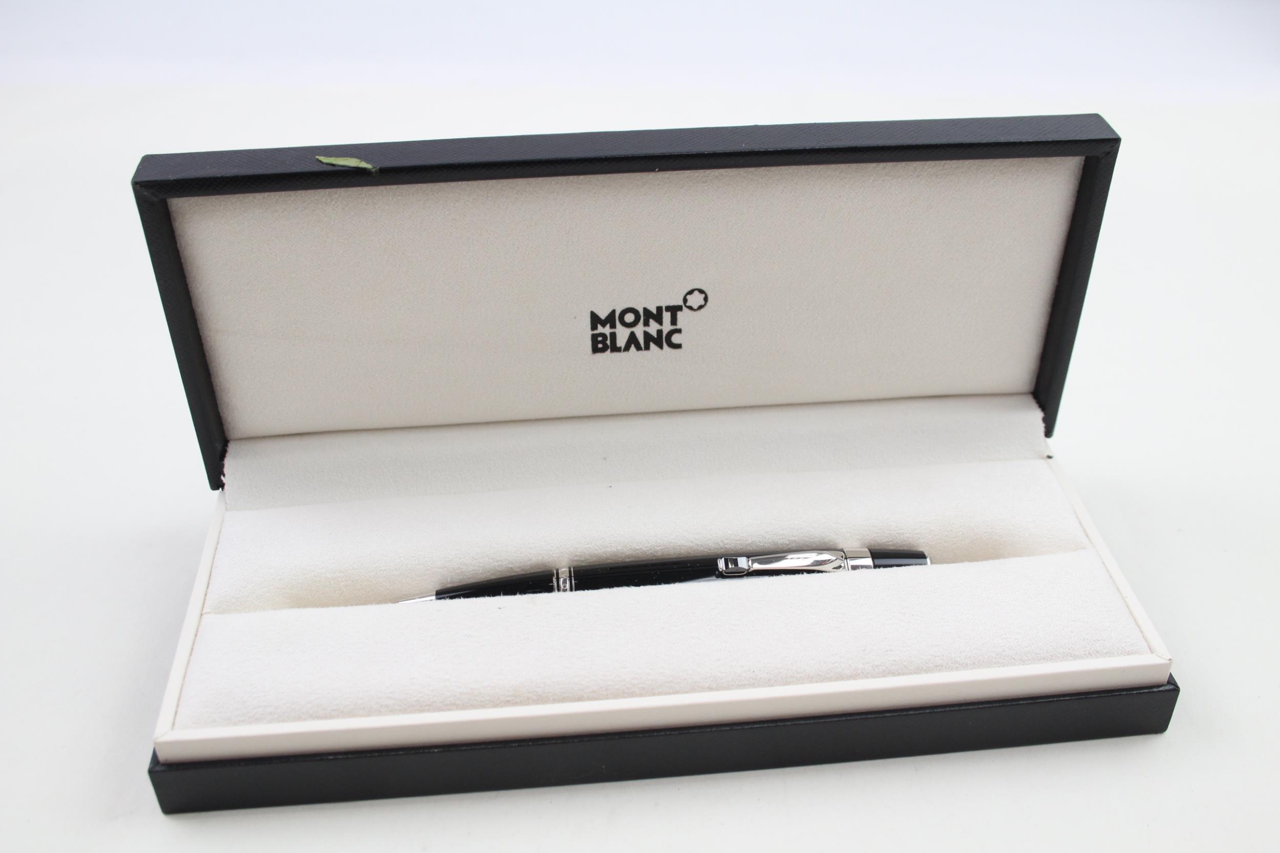 MONTBLANC Boheme Black Ballpoint Pen / Biro WRITING Original Box - w/ Personal Engraving WRITING