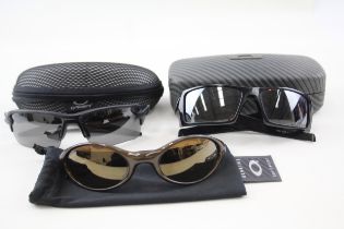 Sunglasses Designer Glasses Inc Oakley Etc x 3 - Items are in previously owned condition Signs of