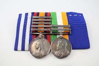 Mounted Boer War Medal Pair. Named. 5006 PTE - C.E.L. J. Hillock D.L.I - Mounted Boer War Medal