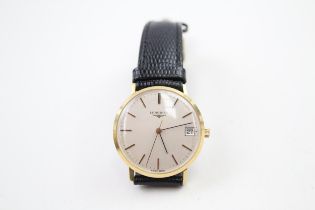 Vintage Longines Gold Tone WRISTWATCH Hand-Wind WORKING - Longines Gold Tone WRISTWATCH Movement -