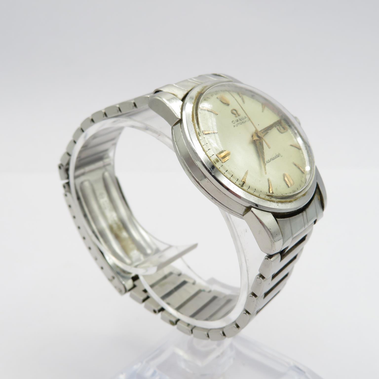 Omega Seamaster Gents vintage stainless stell wristwatch automatic working Omega calibre 503 20 - Image 4 of 9