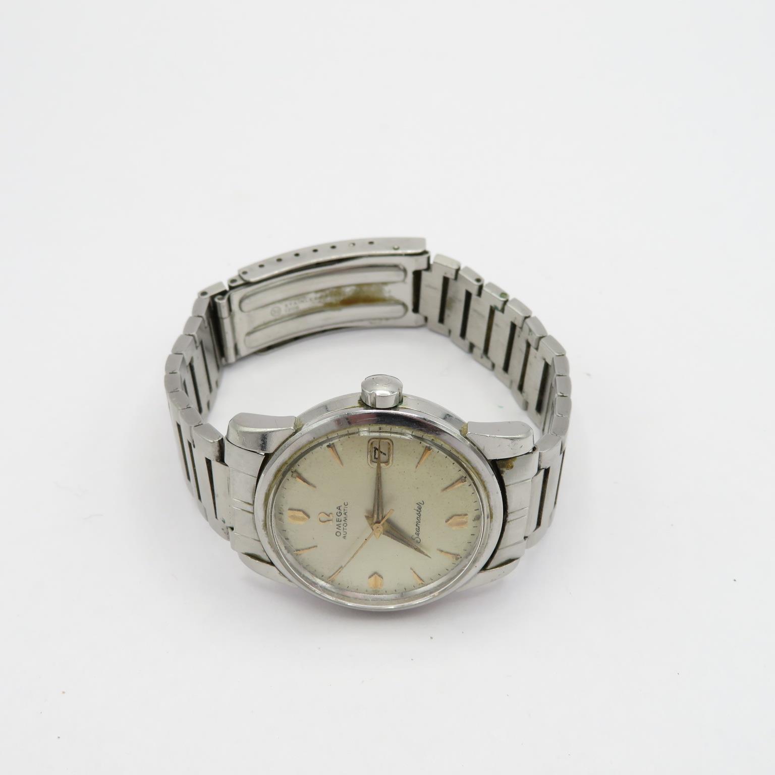 Omega Seamaster Gents vintage stainless stell wristwatch automatic working Omega calibre 503 20 - Image 6 of 9