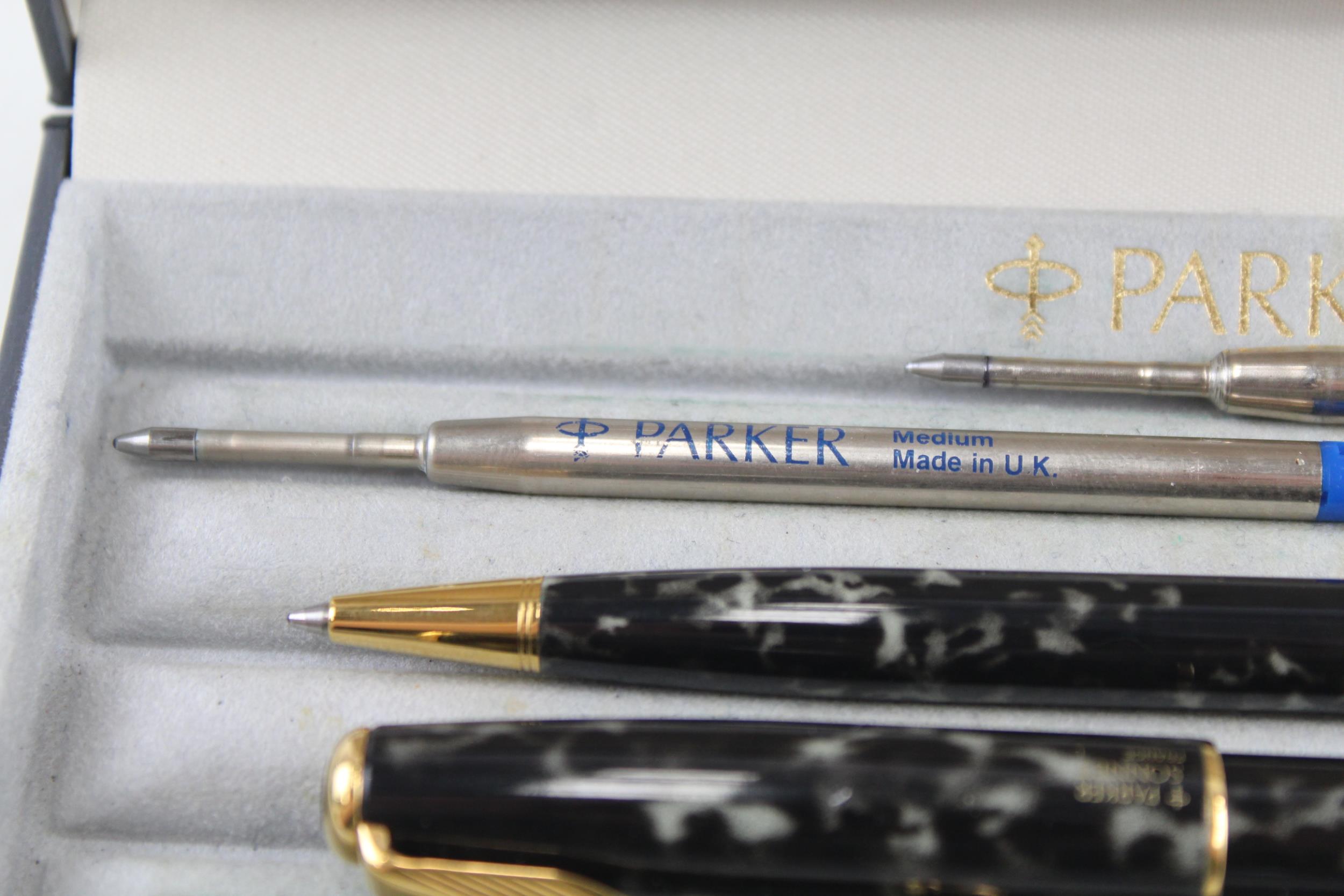 PARKER Sonnet Tortoiseshell Effect Fountain Pen w/ 18ct Gold Nib WRITING - w/ 18ct Gold Nib, - Image 5 of 5