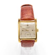 Original 1940s 18ct Patek Phillipe with replacement strap - Fully serviced and working - 18ct gold