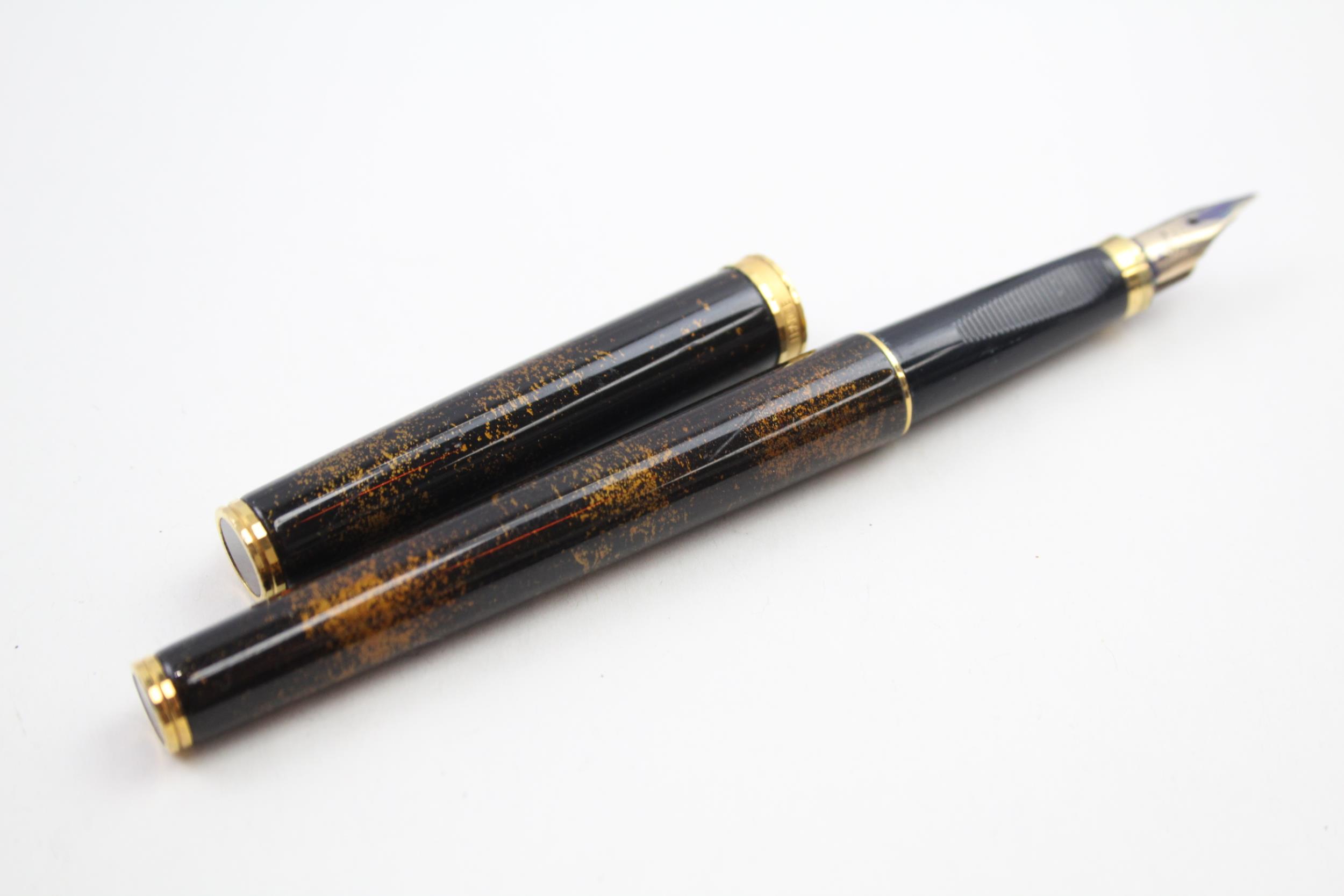 Vintage PARKER 75 Brown Lacquer Fountain Pen w/ 14ct Gold Nib WRITING - Dip Tested & WRITING In - Image 6 of 6